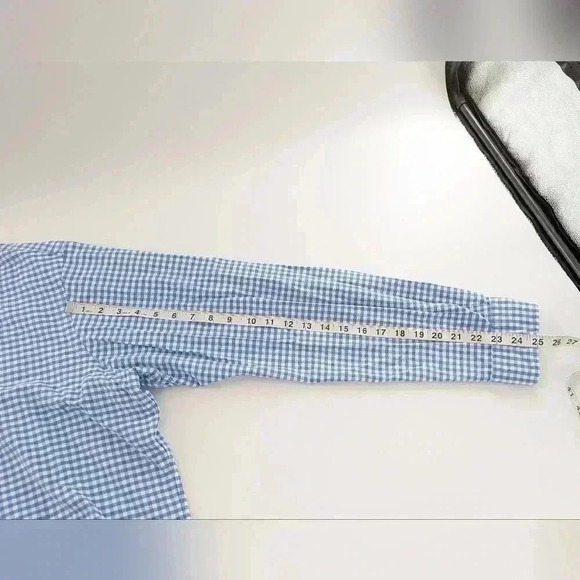 Ralph Lauren Blue Checked Long Sleeve Button Down Shirt Size Xl Classic Fit - Picture 3 of 12